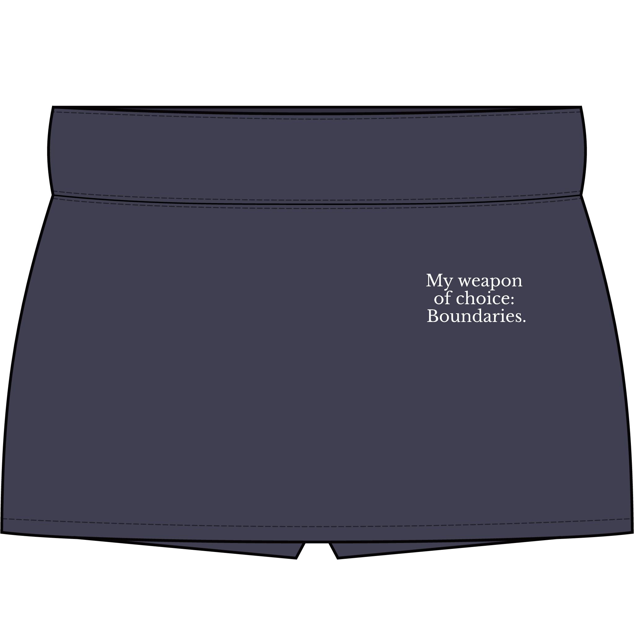 Boundaries Skort - My Weapon Of Choice