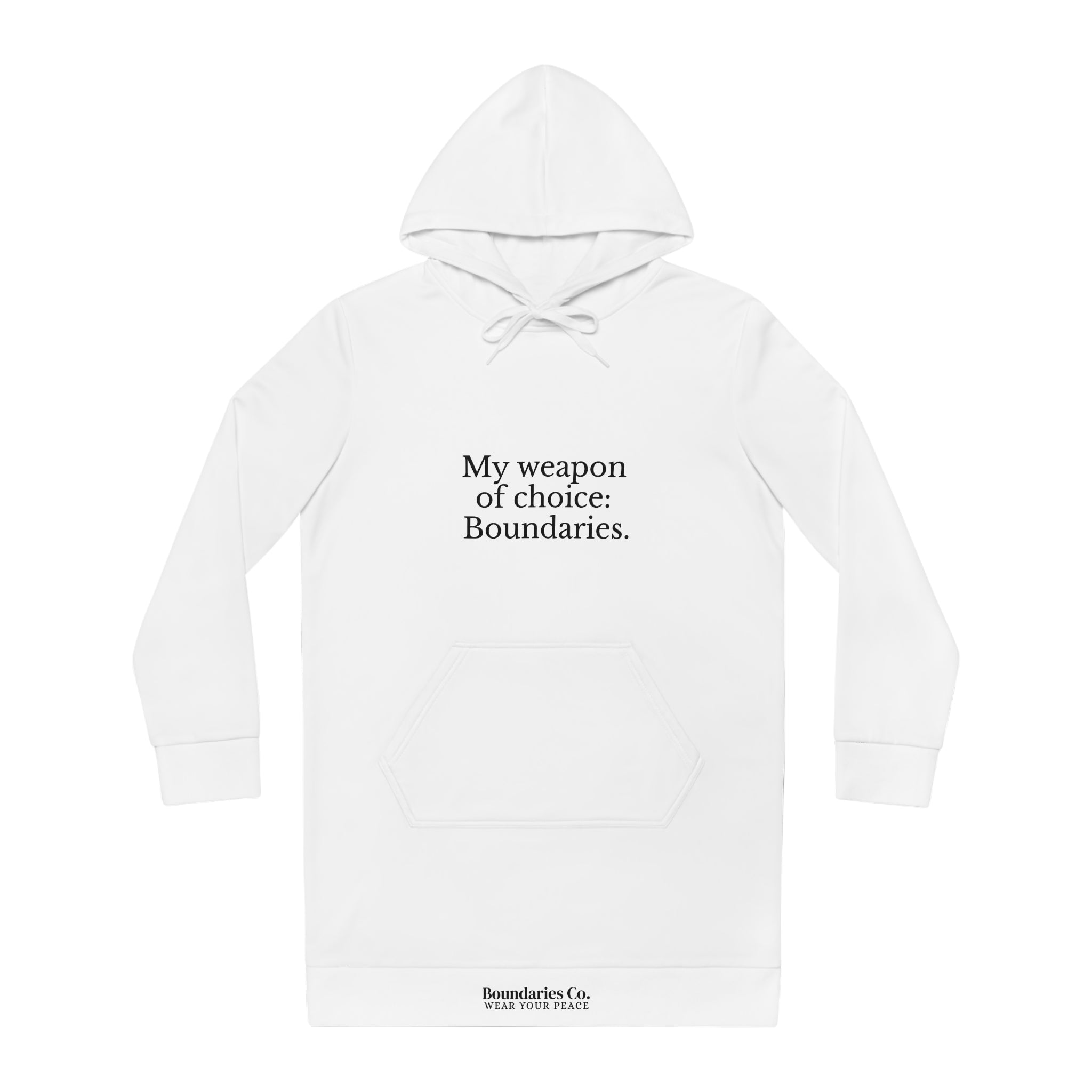 Boundaries Hoodie Dress - My Weapon Of Choice