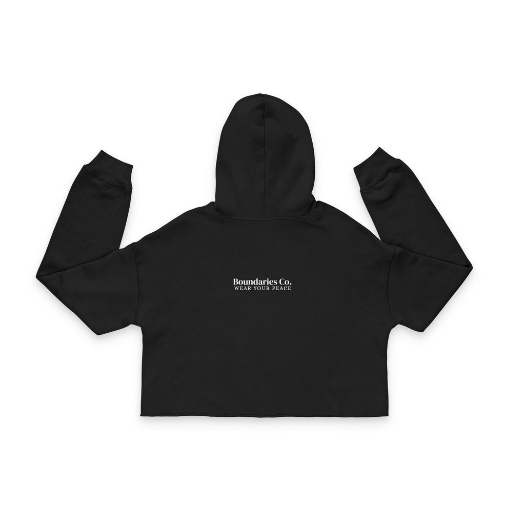Boundaries Cropped Hoodie - My Weapon Of Choice
