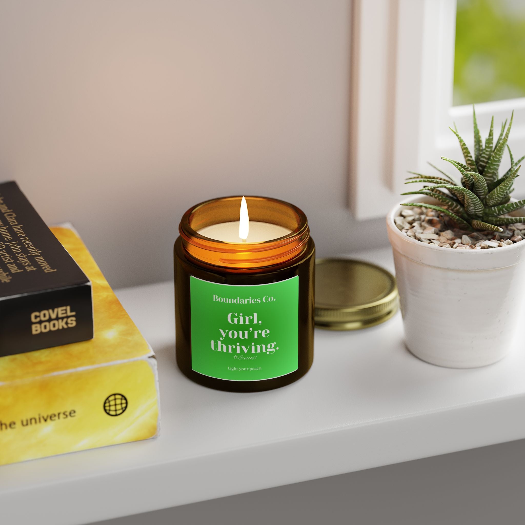 Affirmation Candle - Girl, You’re Thriving