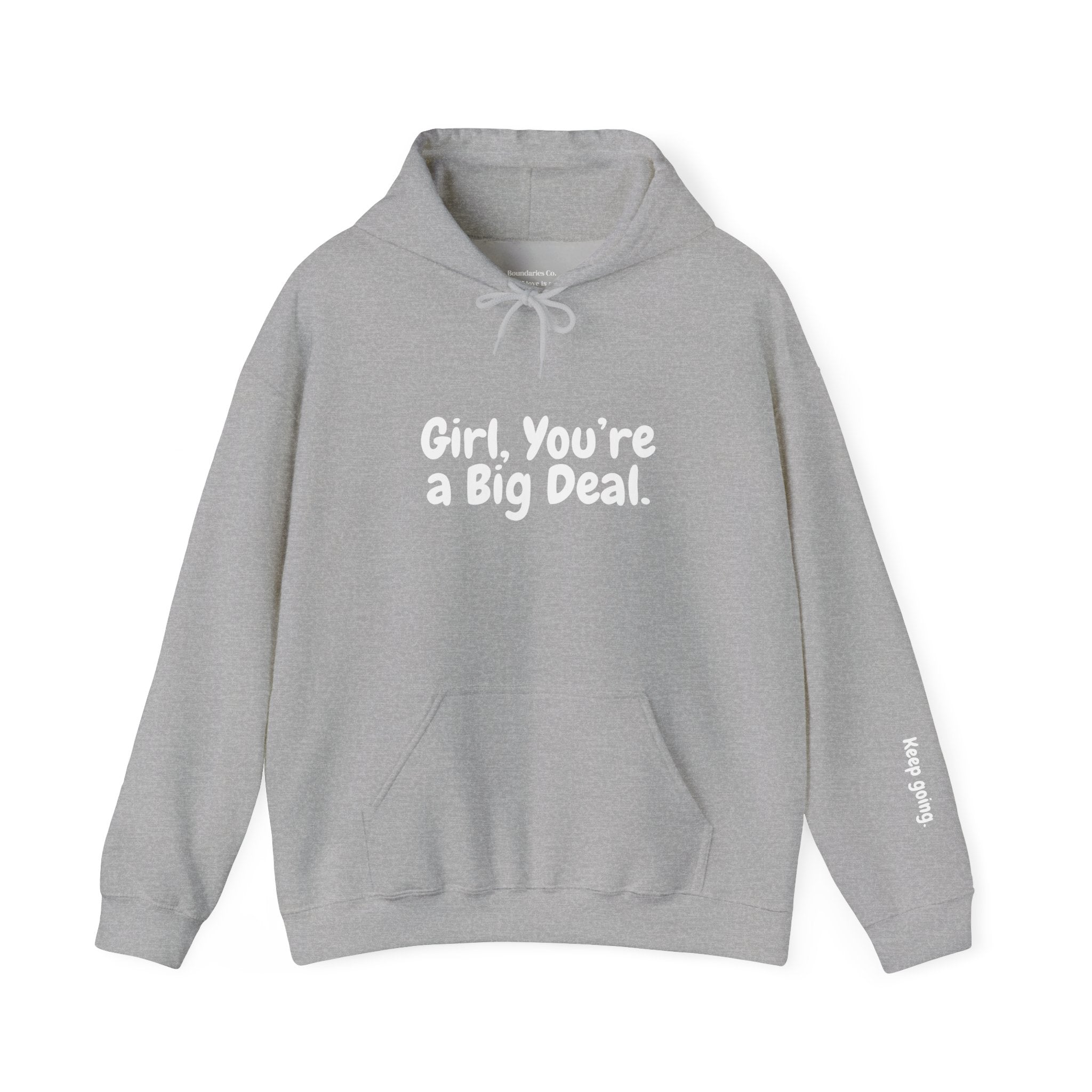 Boundaries Hoodie - Keep going