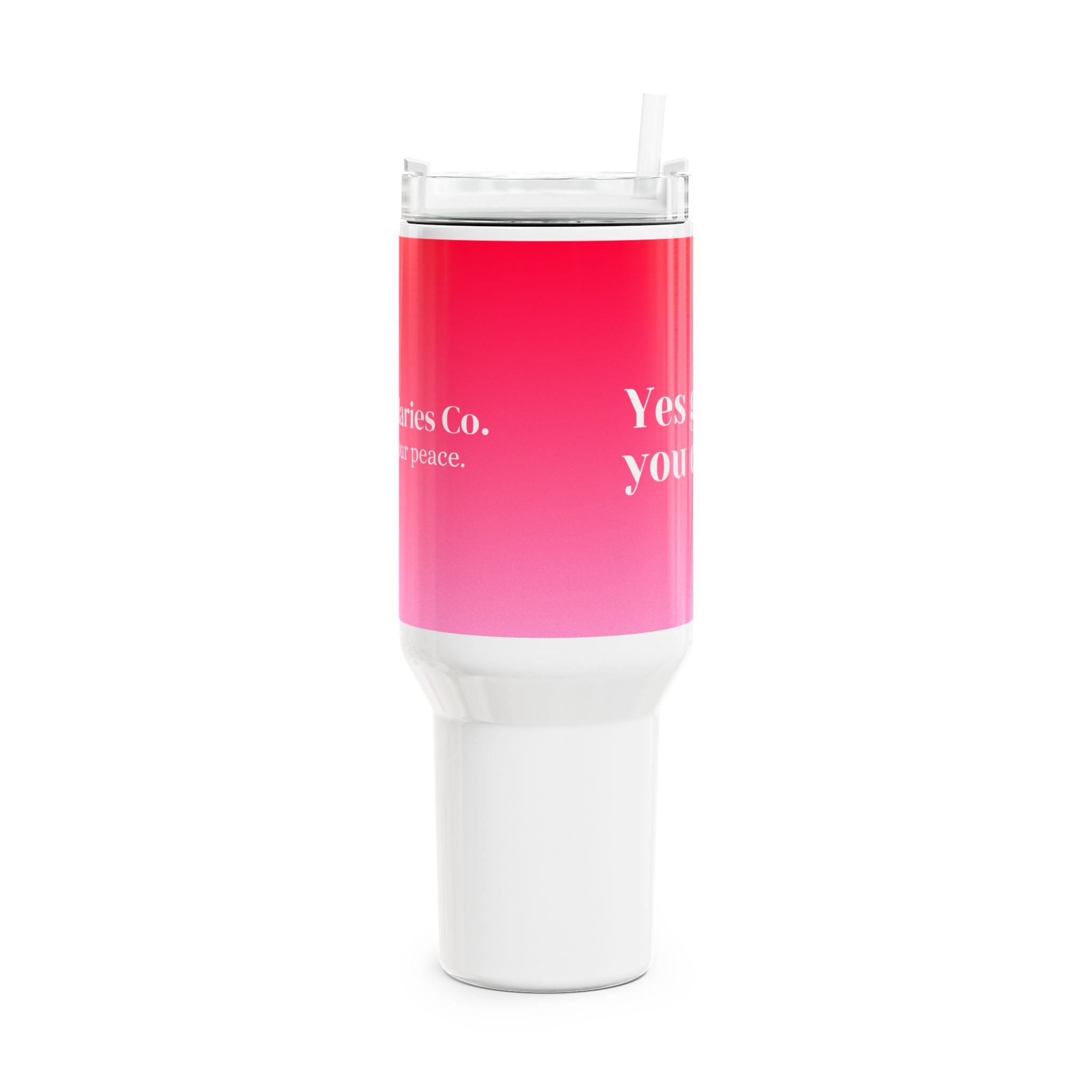 Affirmation Tumbler - Yes girl, you can