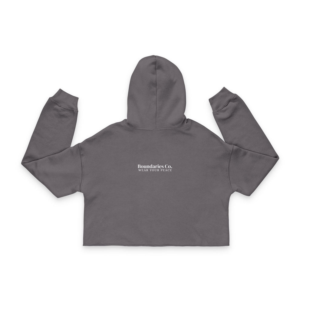 Boundaries Cropped Hoodie - My Weapon Of Choice