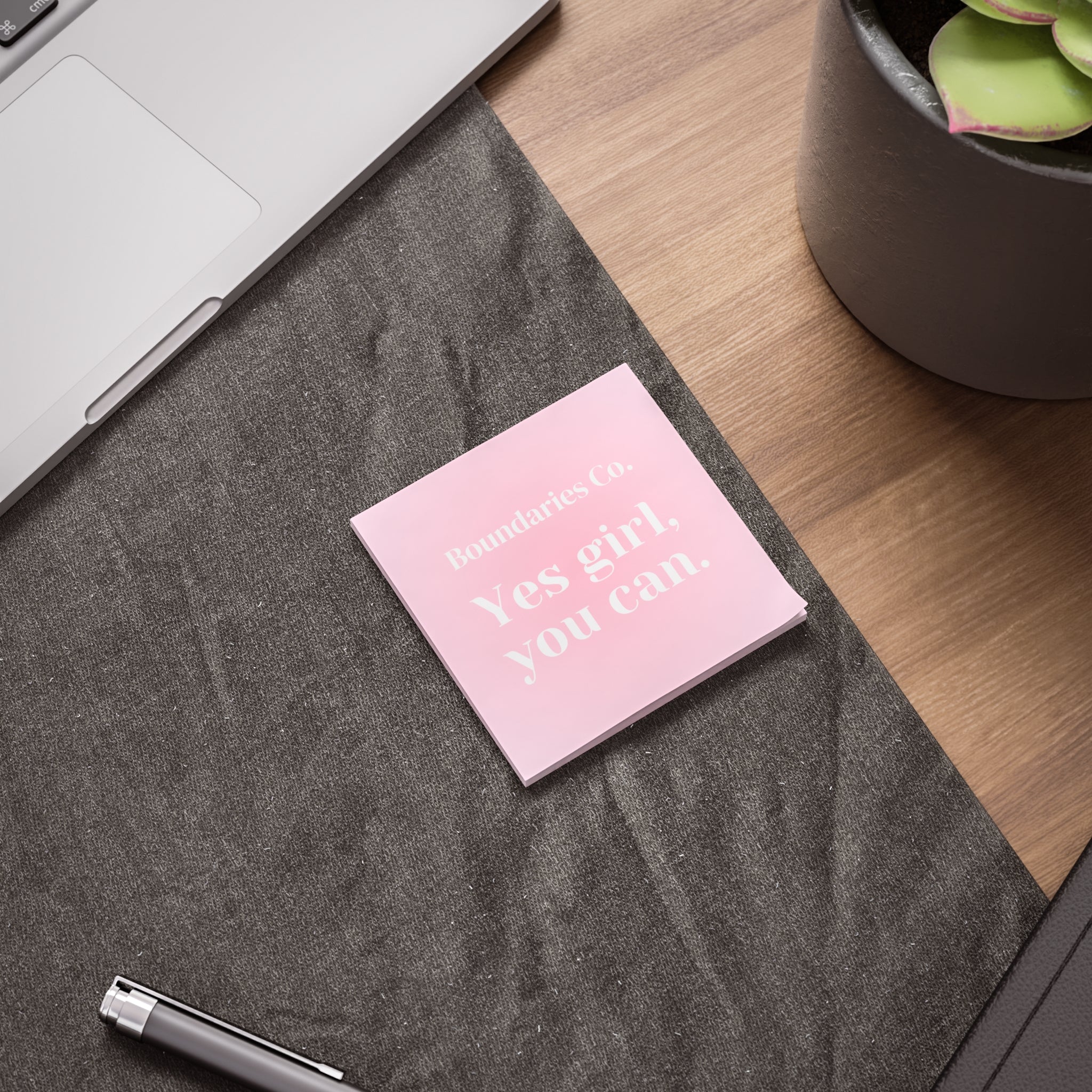 Boundaries Note Pad - Yes Girl You Can