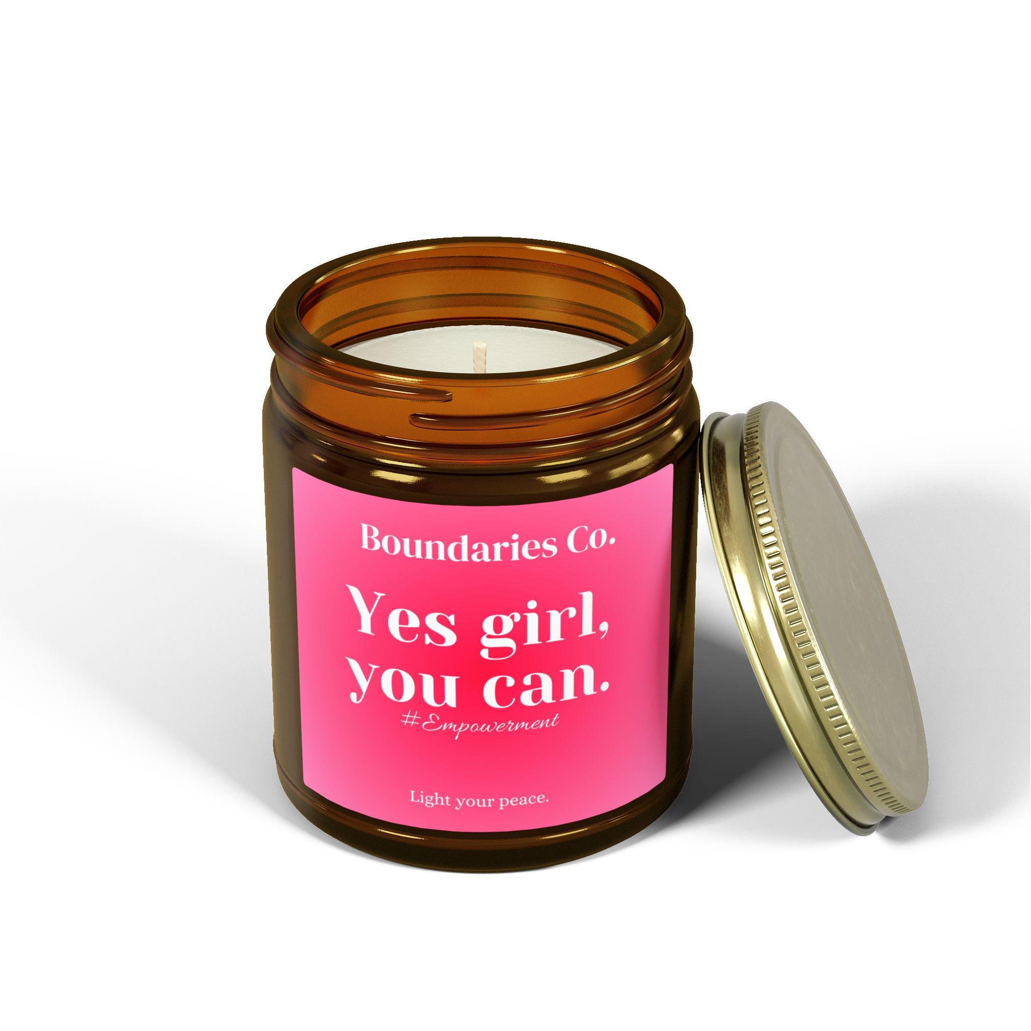 Affirmation Candle: Yes Girl, You Can