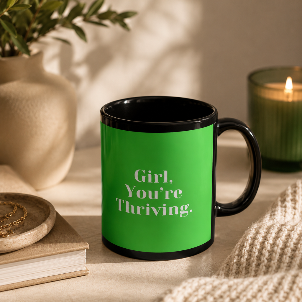 Boundaries Mug - Girl, You’re Thriving