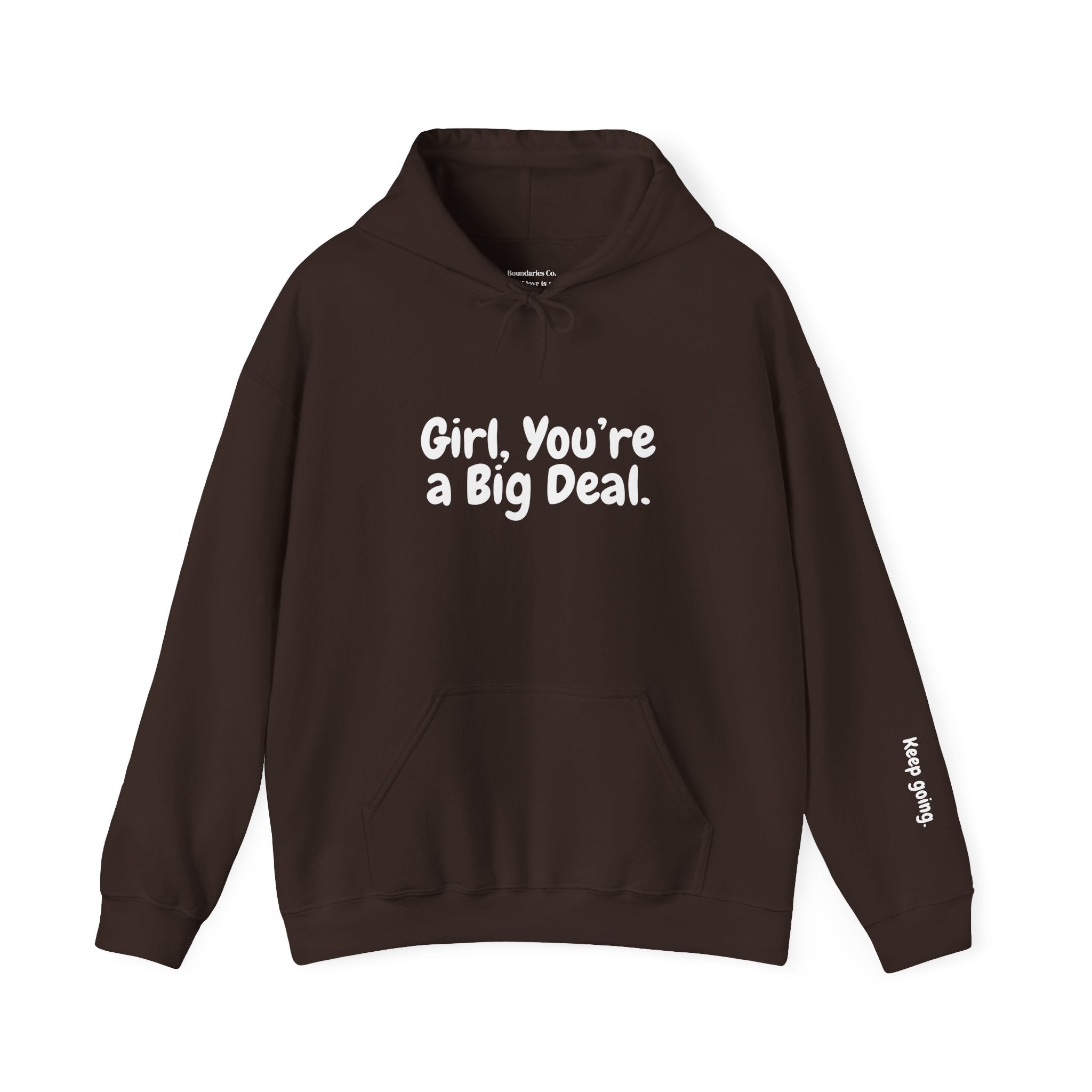 Boundaries Hoodie - Keep going