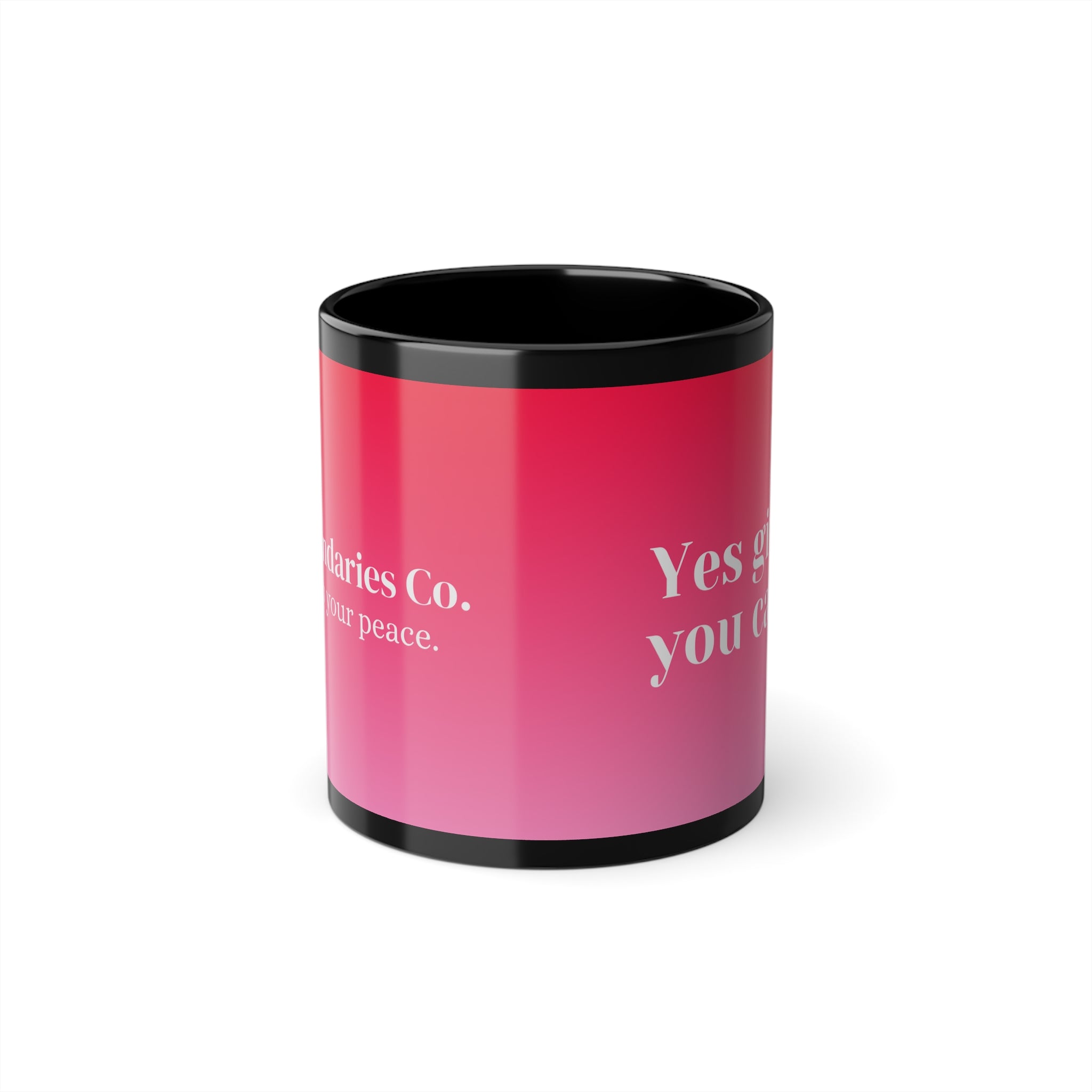 Boundaries Mug - Yes Girl, You Can