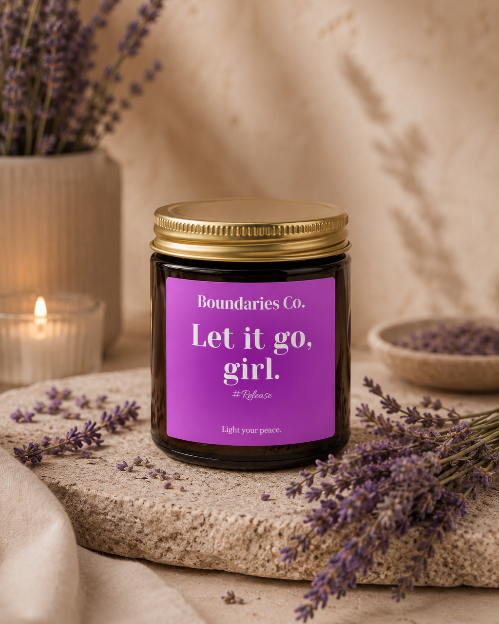 Affirmation Candle - Let It Go, Girl