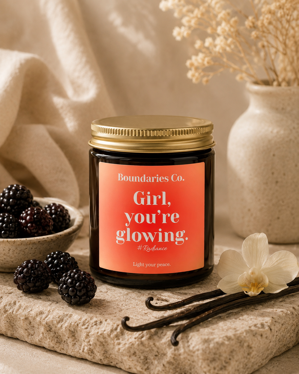 Affirmation Candle - Girl, You’re Glowing