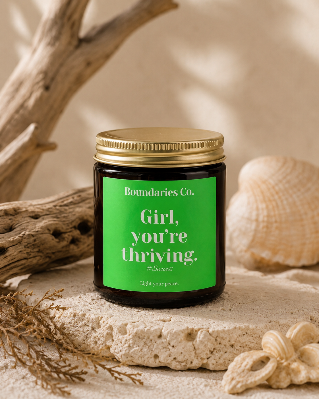 Affirmation Candle - Girl, You’re Thriving